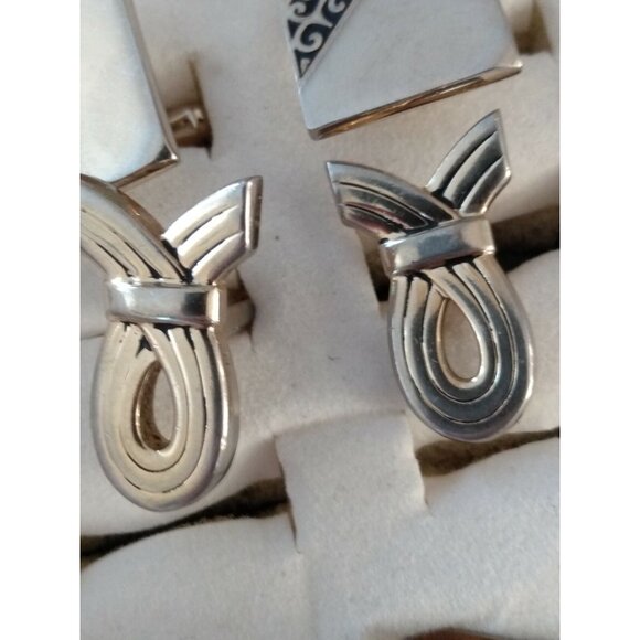 Vintage Swank Cuff Links (2 sets) plus One Swank Brushed Gold Tie Clip - Picture 5 of 8